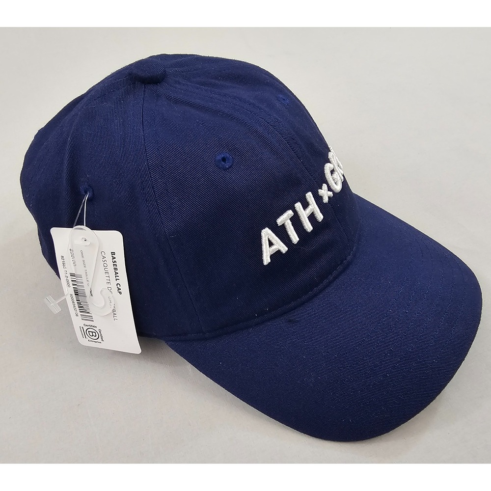 Athleta Girl Baseball Cap Navy Blue Cotton Adjustable Hat 821885-01-2-0000 OS